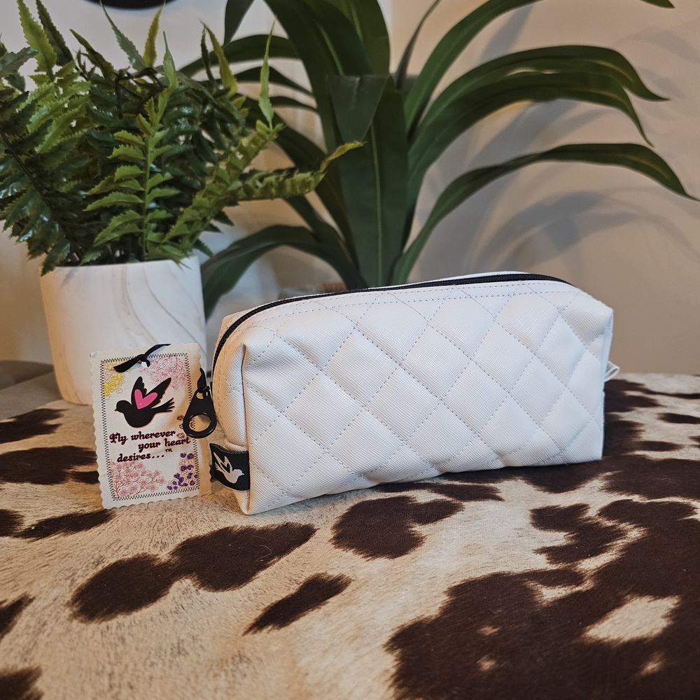 Chic White Quilted Bag